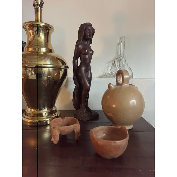 Vintage ashtray, masks faces ancient Retro - Picture 4 of 13